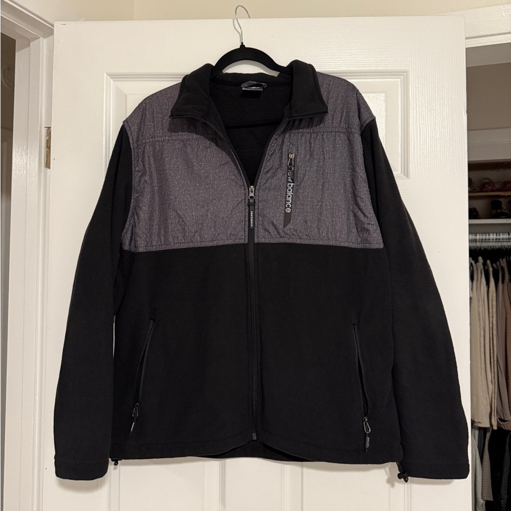 ♣️New Balance Men’s Full Zip Fleece Jacket Size L Great Condition♣️